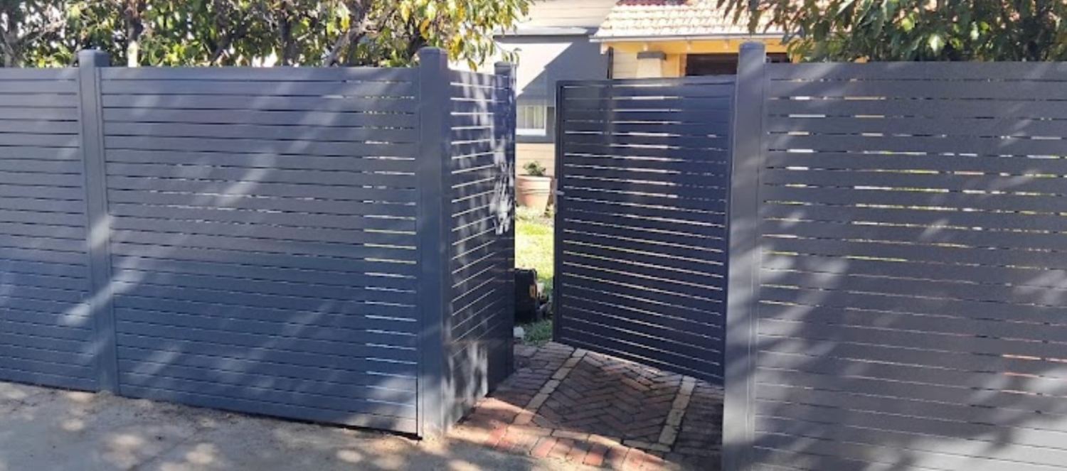 Aluminium Slat Fencing project 7